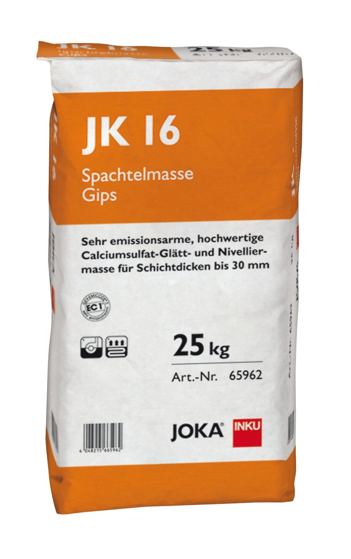 JK16 Egalisatie Gips 25 kg – productfoto | Velora Floors