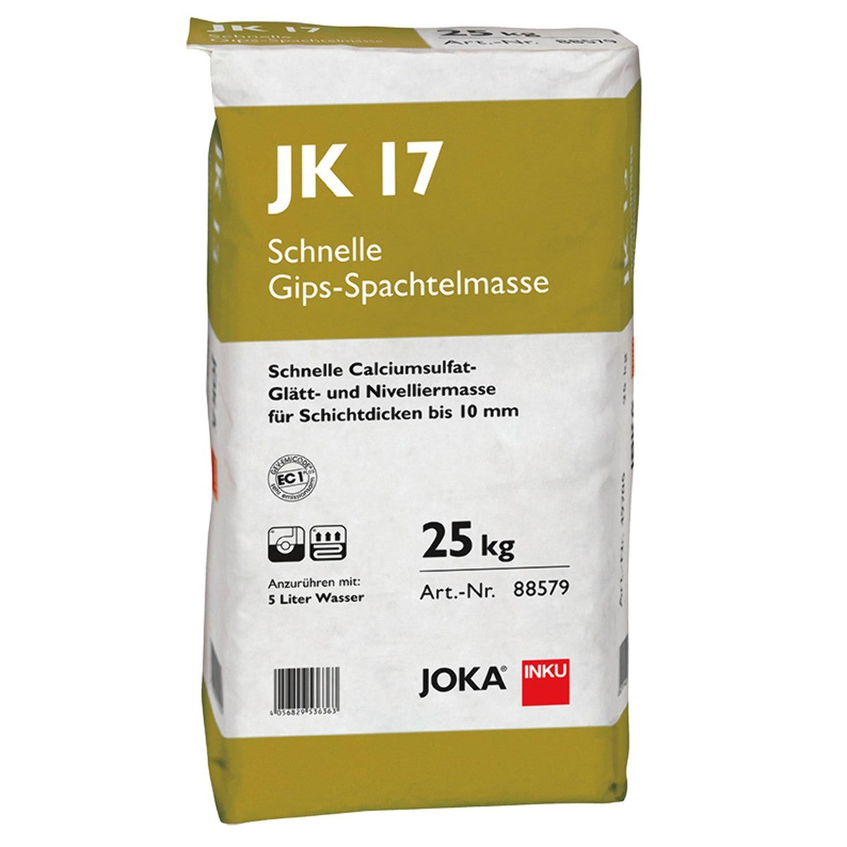 JK17 Sneldrogende Gips-egalisatie 25 kg – productfoto | Velora Floors