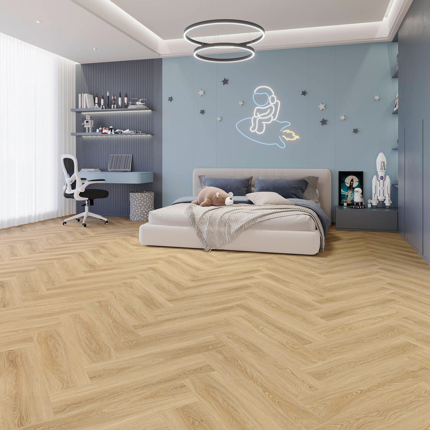 Velora Floors LVT DB Frosty Oak Visgraat 5102