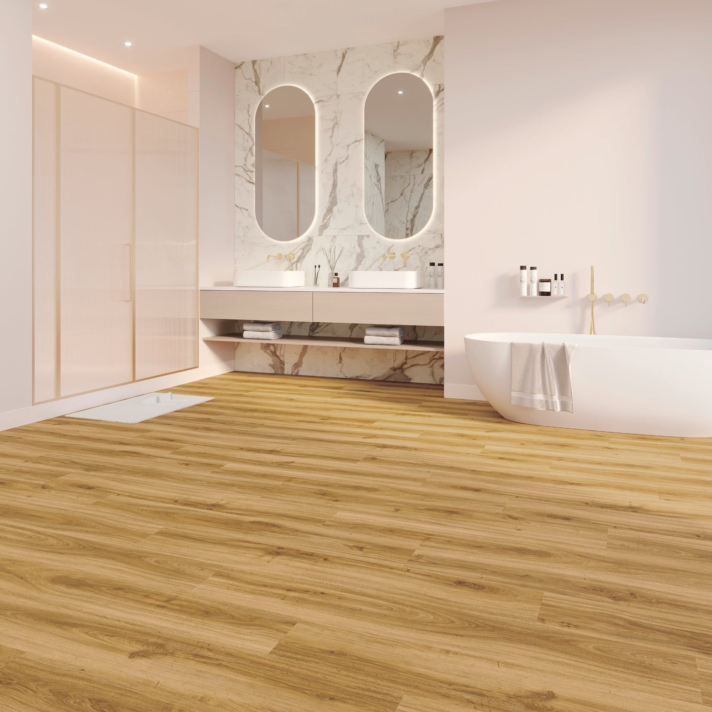 PVC vloer Plank Amber Oak 5903 DB, sfeerimpressie interieur | Velora Floors