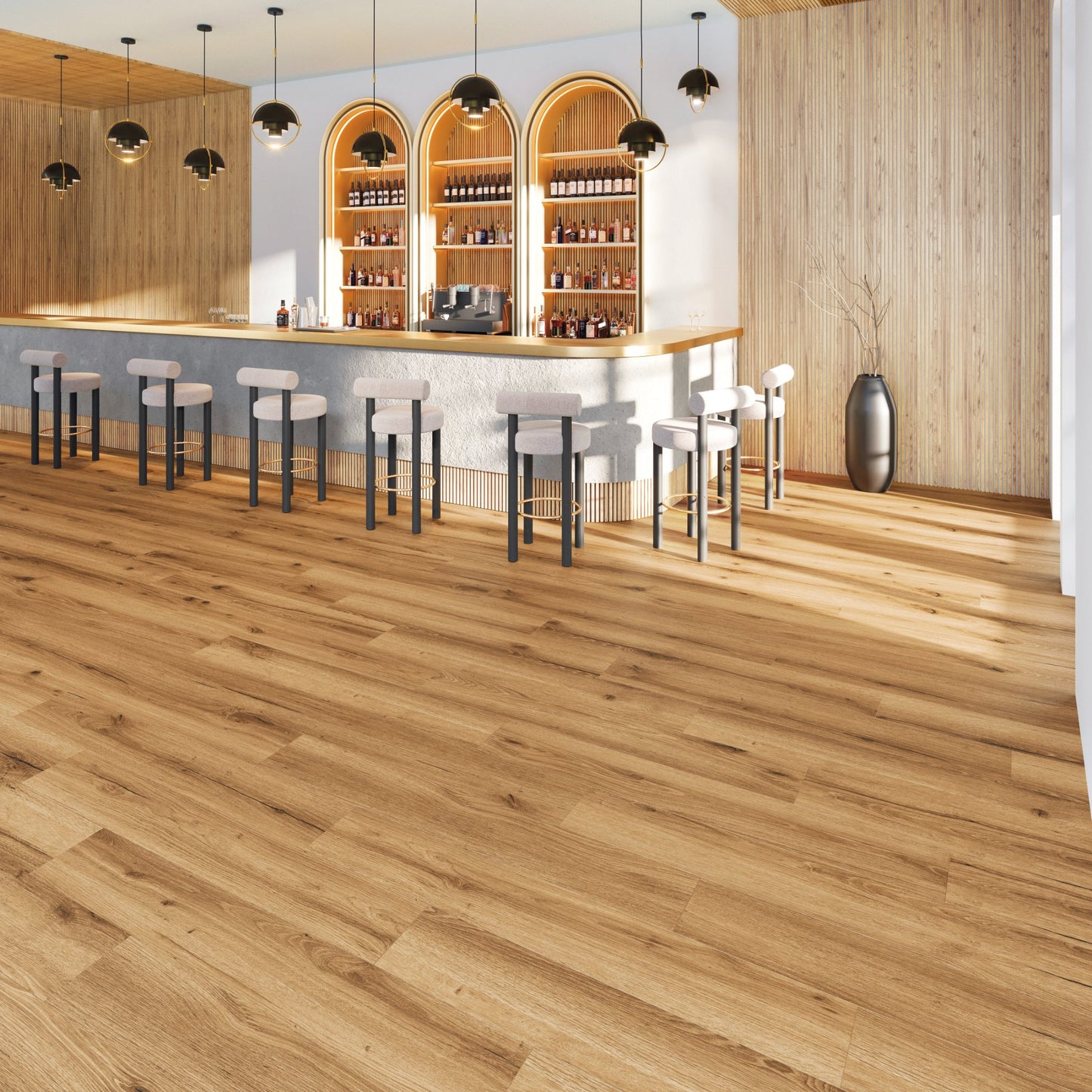 PVC vloer Plank Oak Classic 5707 DB, sfeerimpressie interieur | Velora Floors