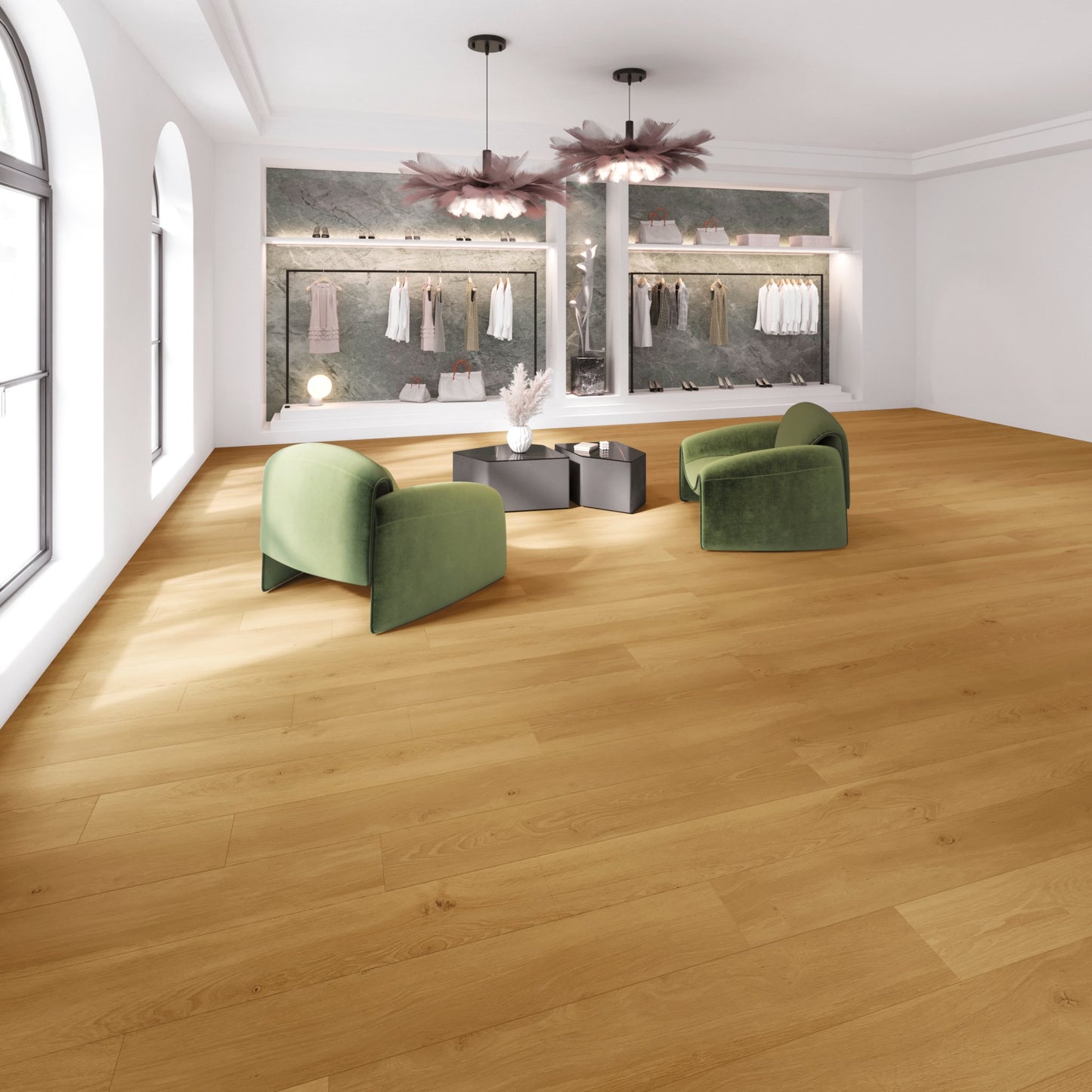 PVC vloer Plank Oak Natural 5705 DB, sfeerimpressie interieur | Velora Floors