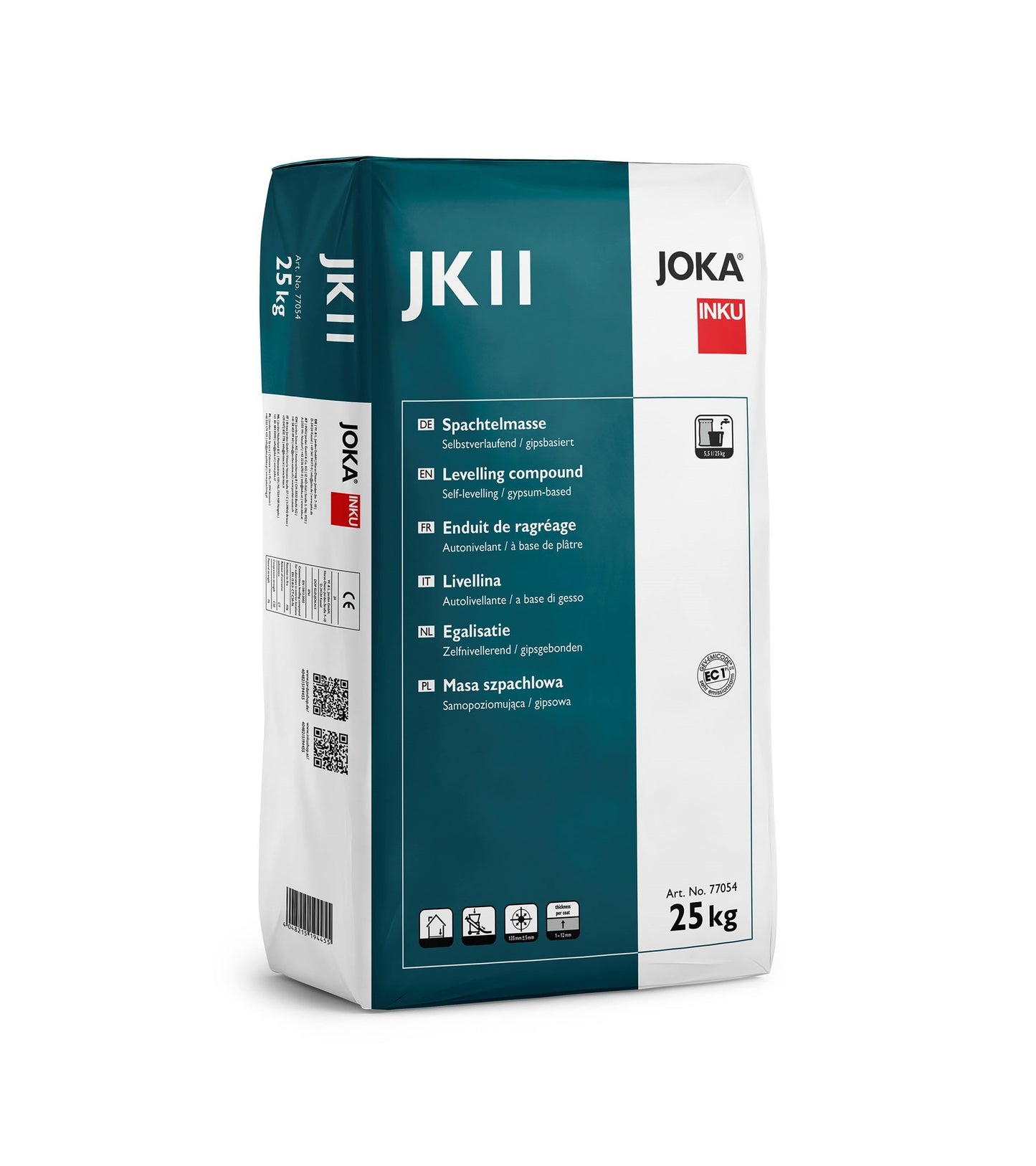 JK11 Egalisatie Gips 25 kg – productfoto | Velora Floors