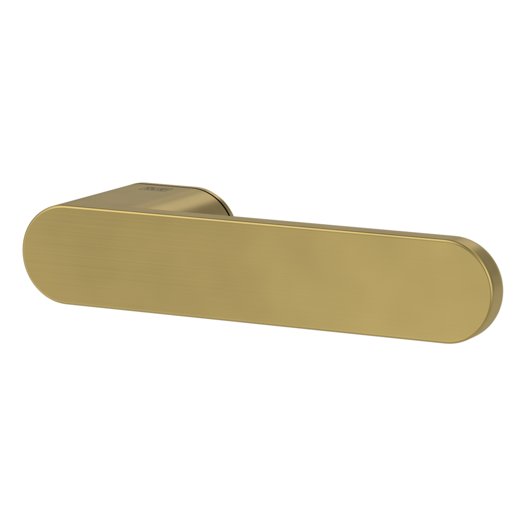 Griffwerk AVUS ONE Roseless deurkruk Brushed Gold – detailfoto | Velora Floors