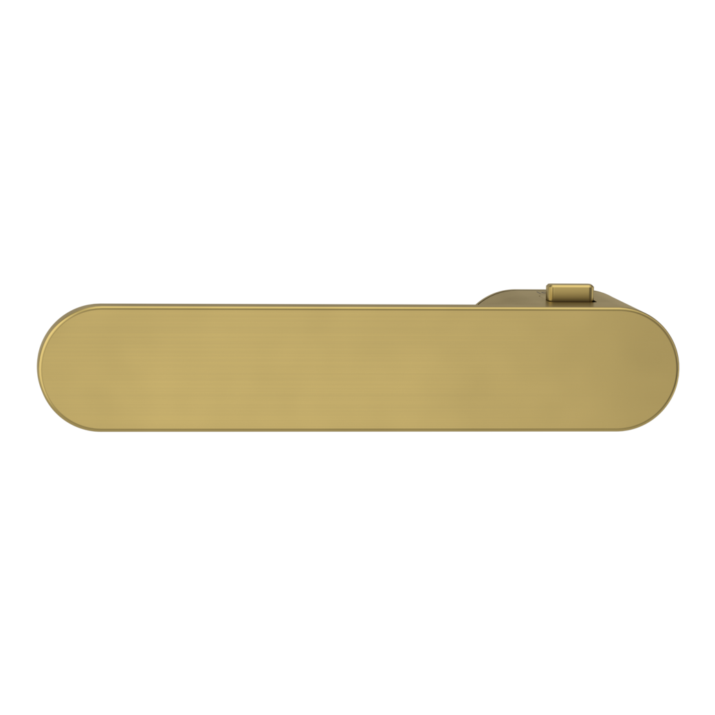 Griffwerk AVUS ONE Smart2Lock deurkruk Brushed Gold links – detailfoto | Velora Floors