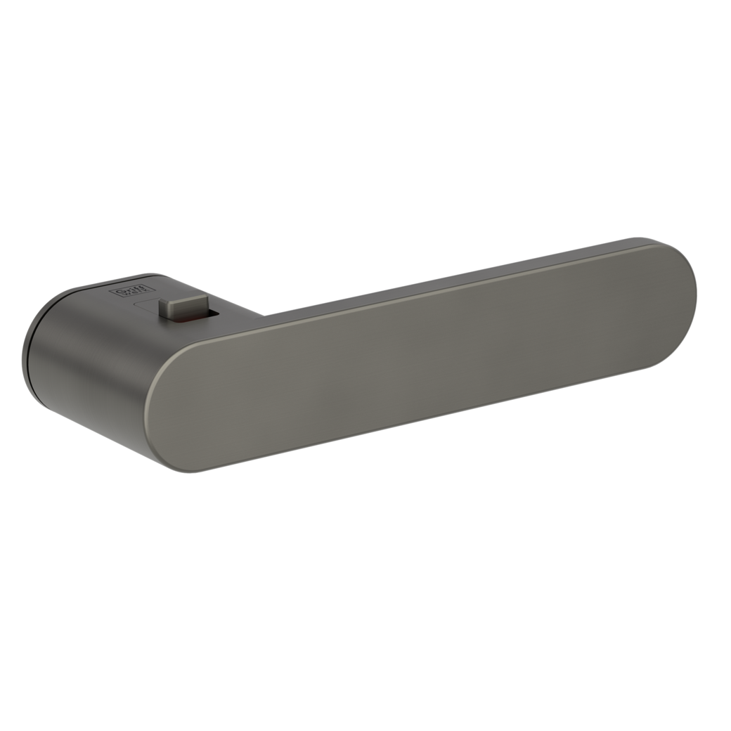 Griffwerk AVUS ONE Smart2Lock deurkruk Cashmere Grey rechts – productfoto | Velora Floors