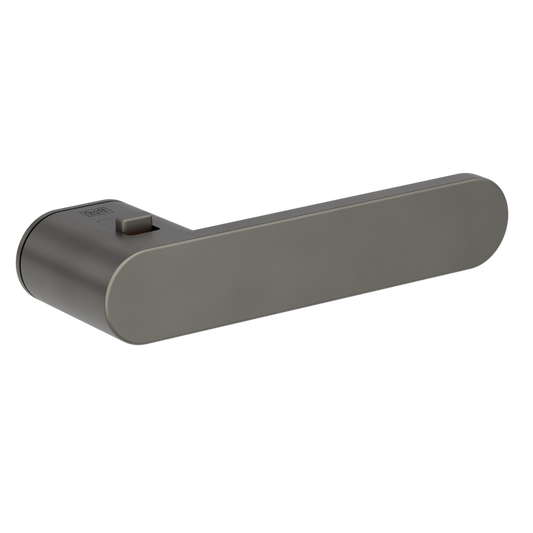 Griffwerk AVUS ONE Smart2Lock deurkruk Cashmere Grey rechts – productfoto | Velora Floors