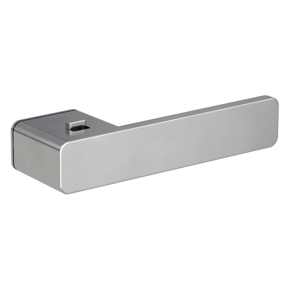 Griffwerk R8 ONE Smart2Lock deurkruk Velvet Grey rechts – productfoto | Velora Floors