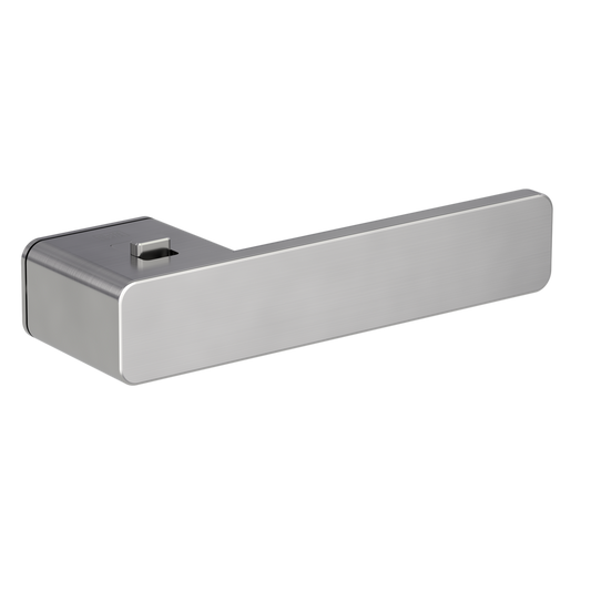 Griffwerk R8 ONE Smart2Lock deurkruk Velvet Grey rechts – productfoto | Velora Floors