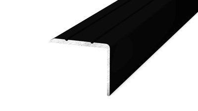 Hoekstrip 25x20 mm zwart zelfklevend aluminium 300 cm – productfoto | Velora Floors