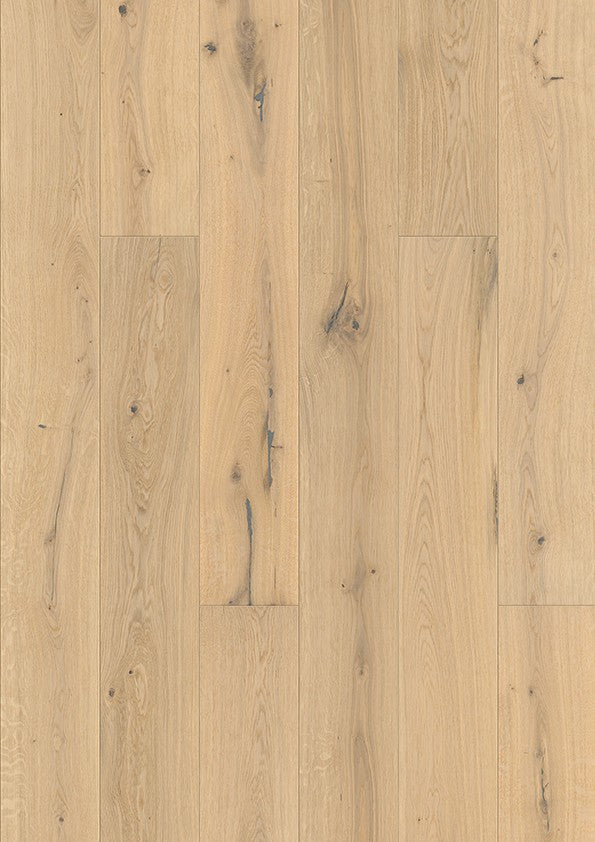 Houten vloer Parket Eiken Geborsteld Creme E6514 – productfoto | Velora Floors