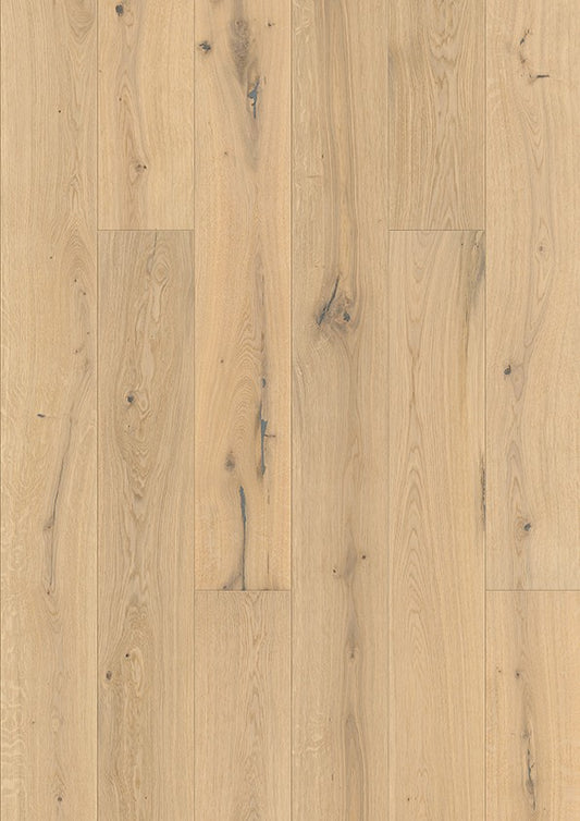 Houten vloer Parket Eiken Geborsteld Creme E6514 – productfoto | Velora Floors