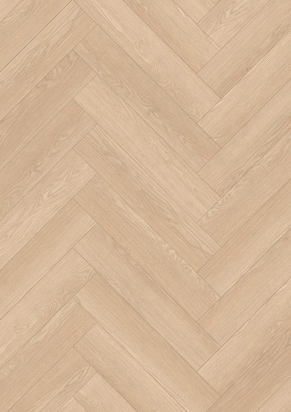 JOKA Skyline visgraat laminaat Oak Chateau Sand 5914, productfoto | Velora Floors