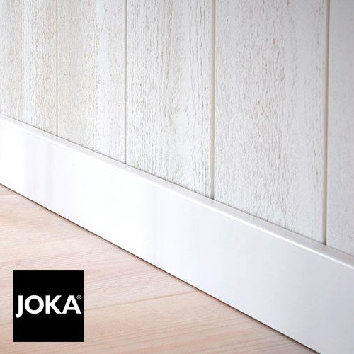 MDF plint 12x90x2440 mm RAL 9010 wit – sfeerfoto | Velora Floors