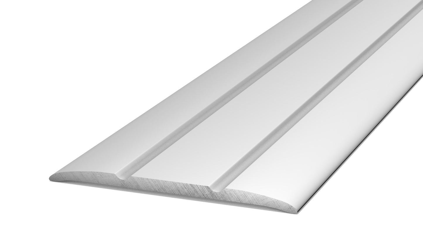 Naadstrip 38 mm zilver zelfklevend aluminium 300 cm – productfoto | Velora Floors
