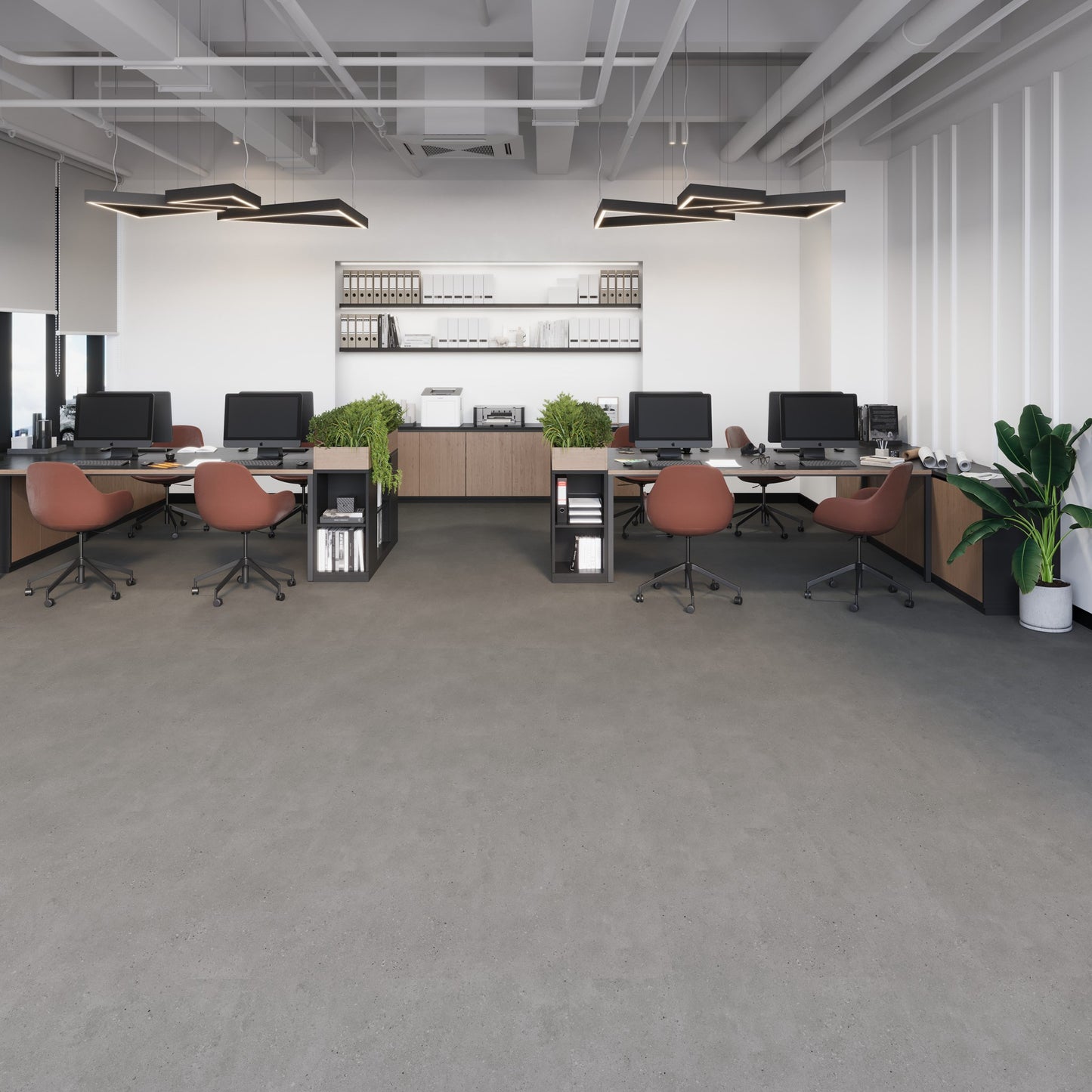 PVC vloer Grey Terazzo DB 5921 tegel – detailfoto | Velora Floors