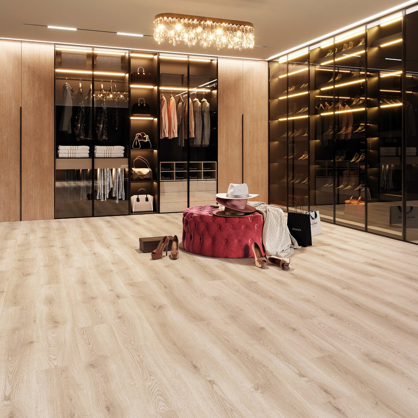 PVC vloer Plank Desert Oak 5910 DB, sfeerimpressie interieur | Velora Floors