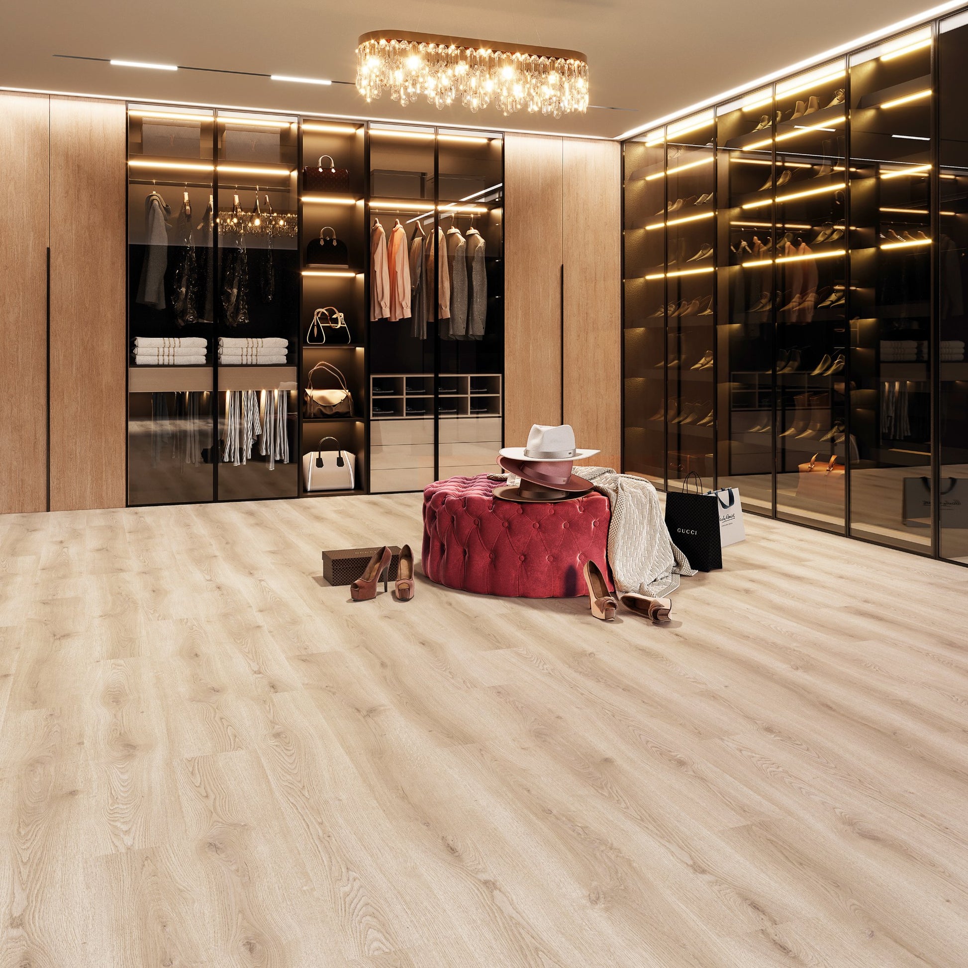 PVC vloer Plank Desert Oak 5910 DB, sfeerimpressie interieur | Velora Floors