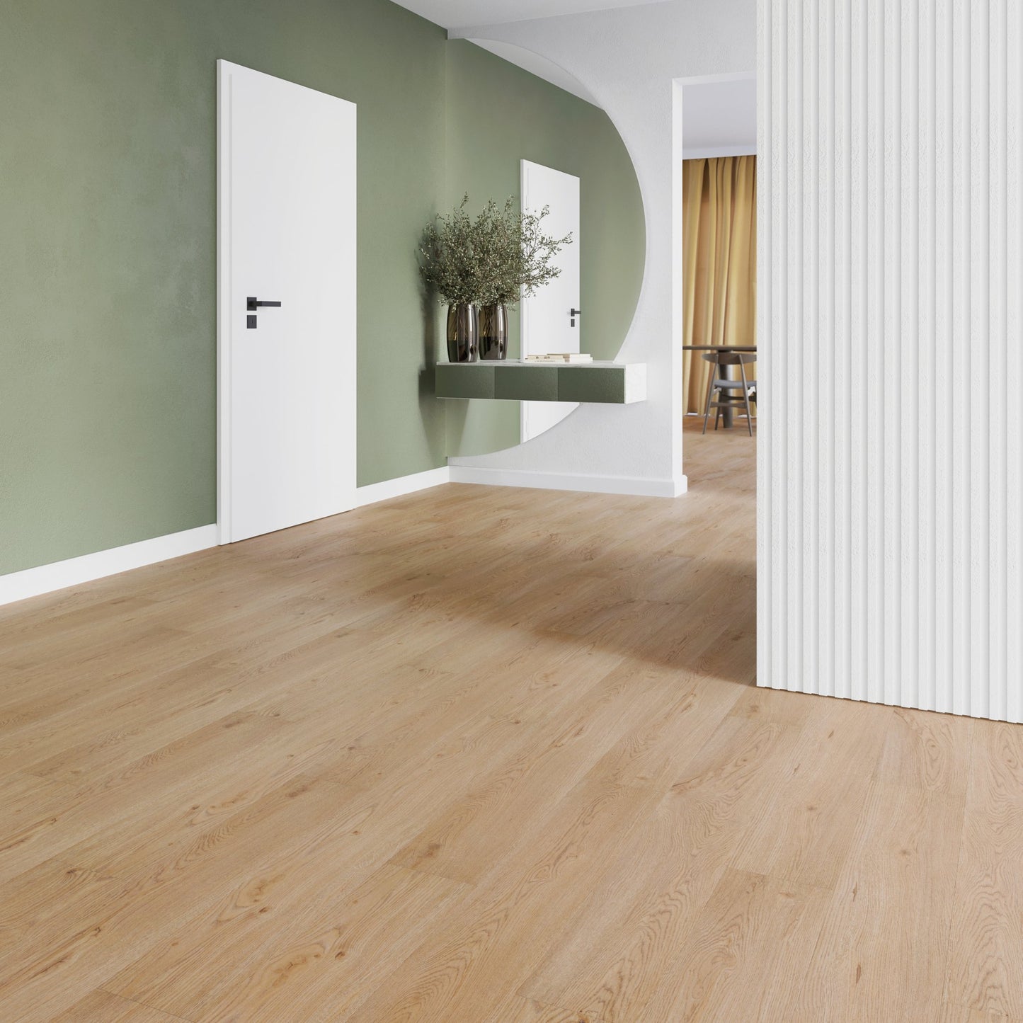 PVC vloer Plank Earthy Oak 2881 DB – sfeerimpressie interieur | Velora Floors