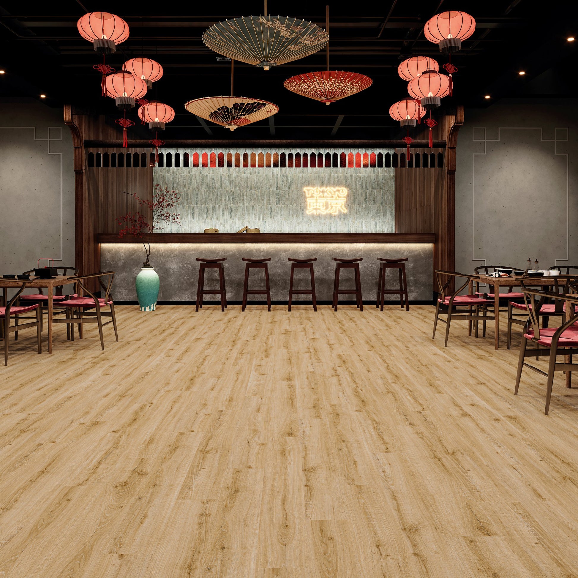 PVC vloer Plank Golden Oak 5913 DB, sfeerimpressie interieur | Velora Floors