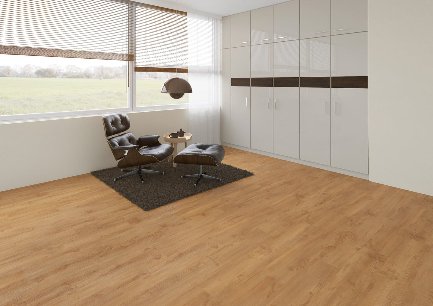PVC vloer Plank Gouden Pine 2855 DB – sfeerimpressie interieur | Velora Floors