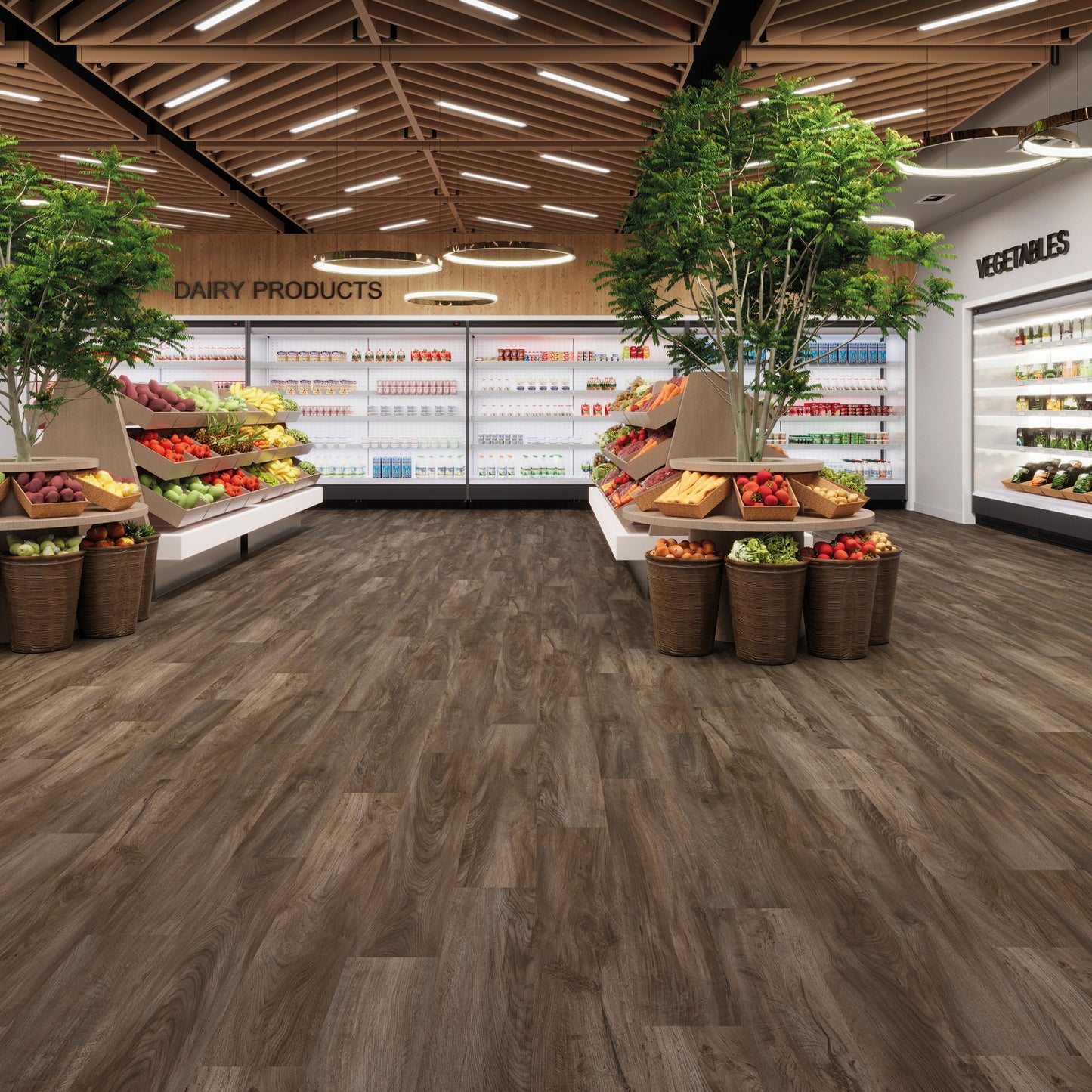 PVC vloer Plank Mud Oak 5906 DB, sfeerimpressie interieur | Velora Floors