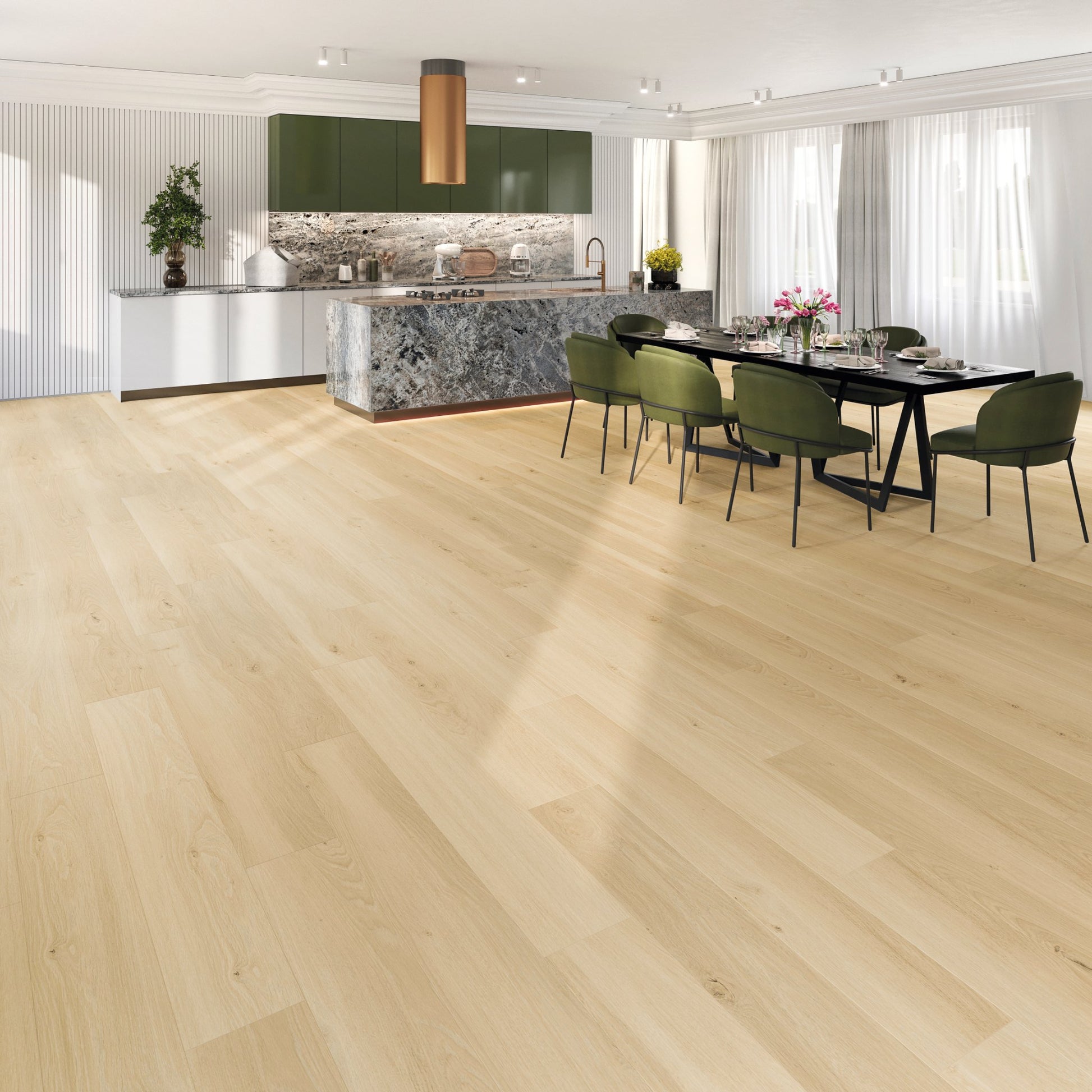 PVC vloer Plank Oak Nordic 5703 DB, sfeerimpressie interieur | Velora Floors
