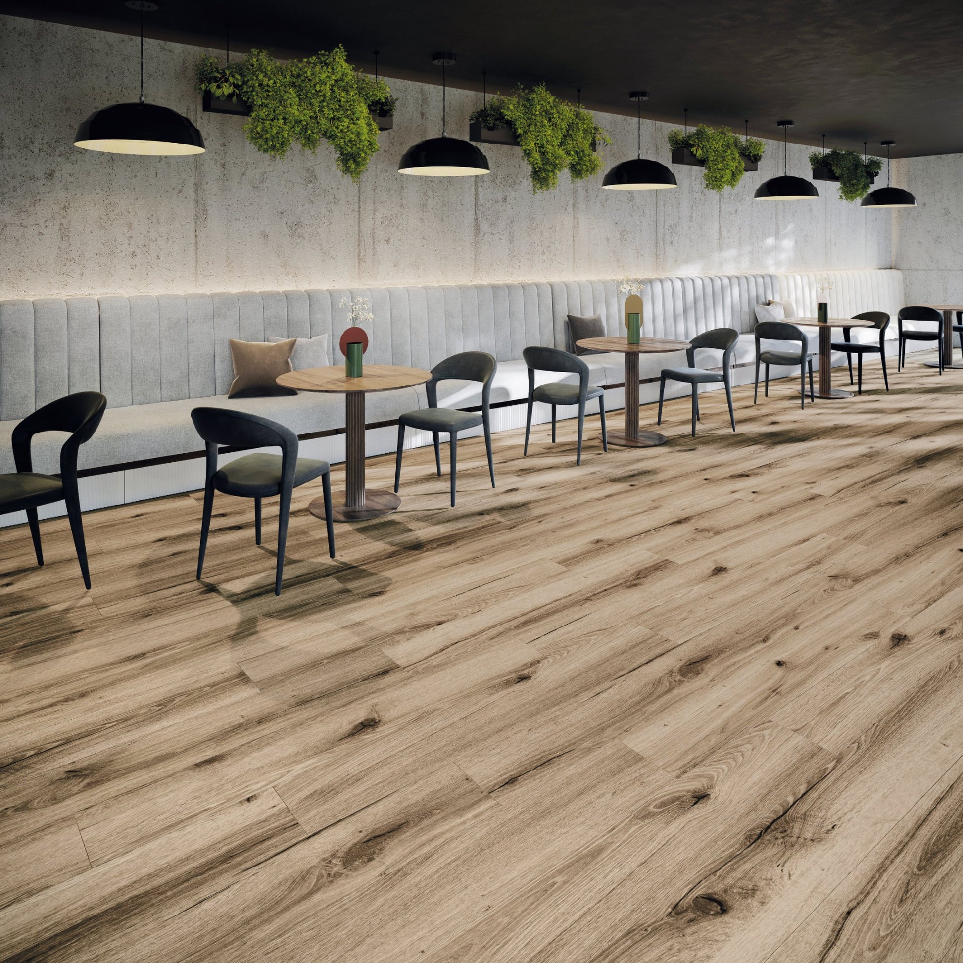 PVC vloer Plank Oak Rustic 5708 DB, sfeerimpressie interieur | Velora Floors