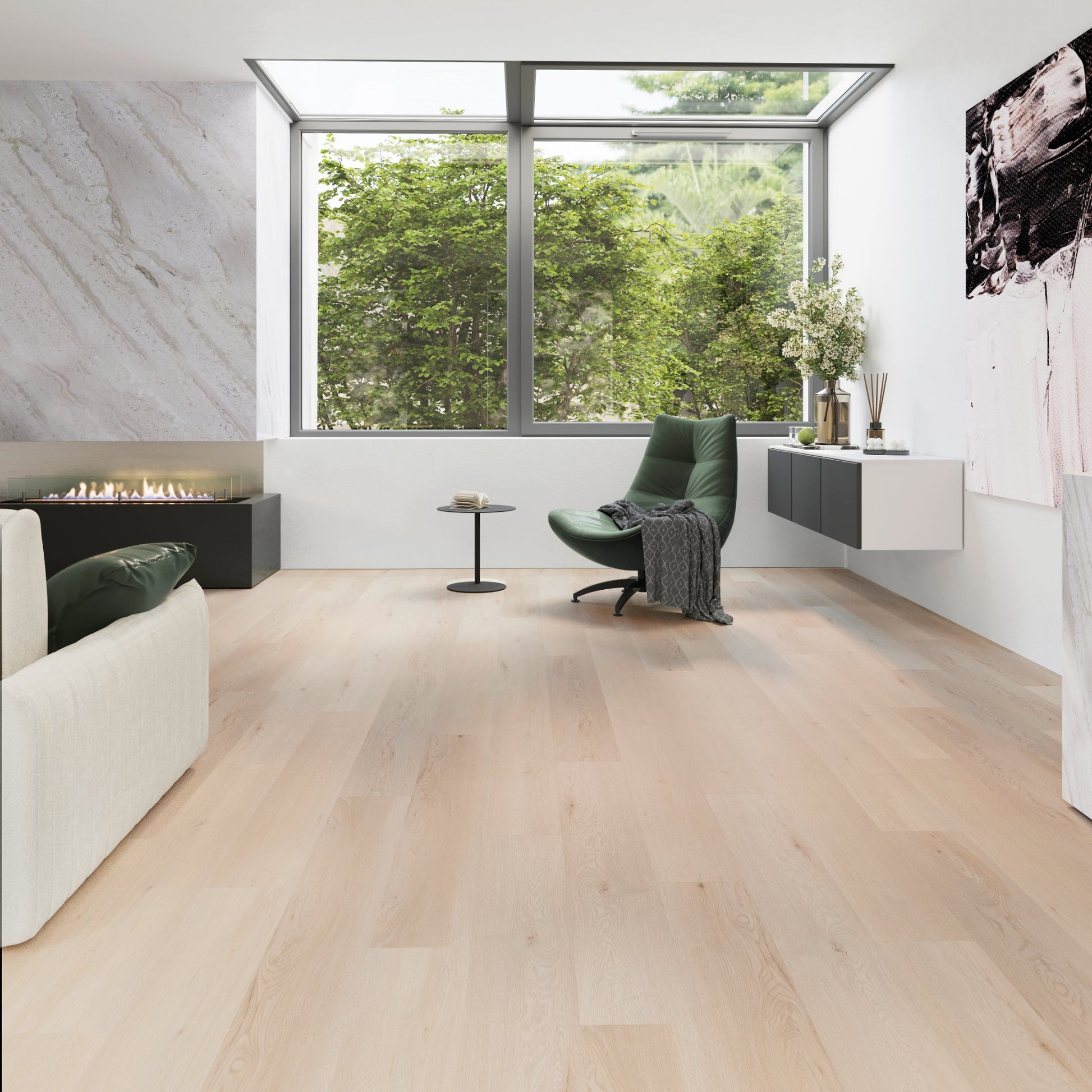 PVC vloer Plank Pearlized Oak 2874 DB – sfeerimpressie interieur | Velora Floors