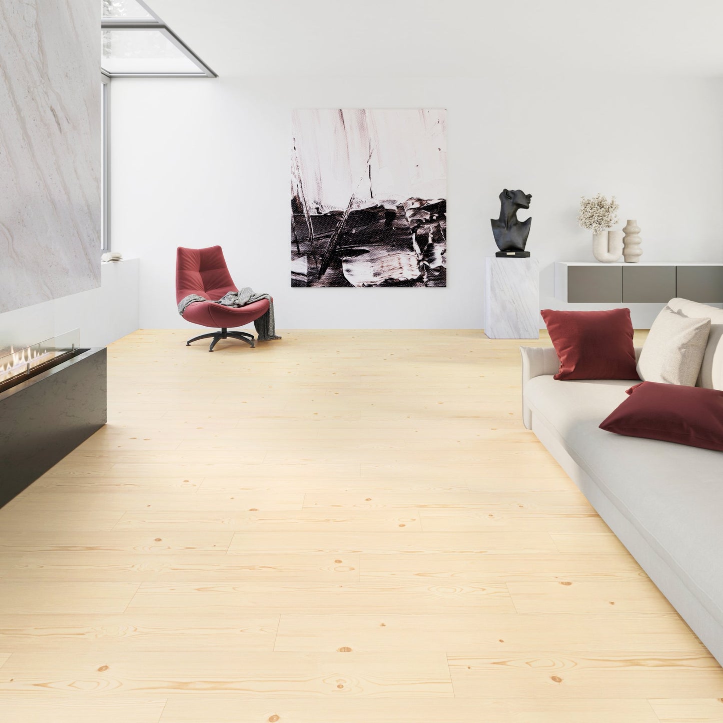 PVC vloer Plank Velvet Fir 2875 DB – sfeerimpressie interieur | Velora Floors