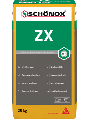 Schönox ZX egaline 25 kg zak, cementaire egaliseermassa | Velora Floors