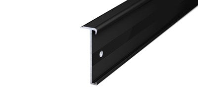 Trapkantprofiel PVC 2–3 mm Zwart Zijdeglans 300cm