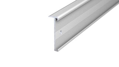 Trapkantprofiel PVC 2-3 mm zilver 300 cm – productfoto | Velora Floors