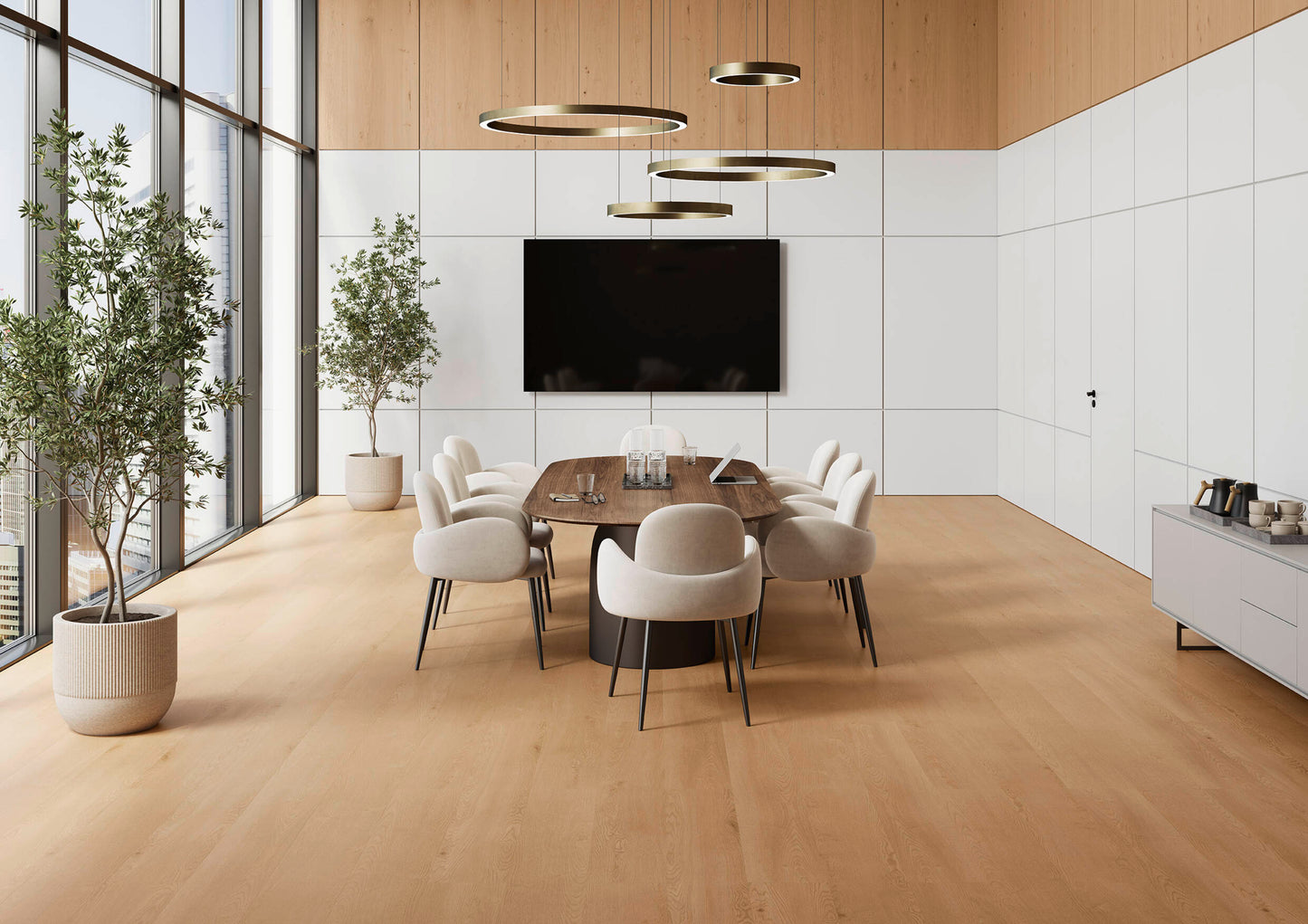 XXL PVC vloer Chateau Oak Classic 9634 DB – sfeerimpressie interieur | Velora Floors